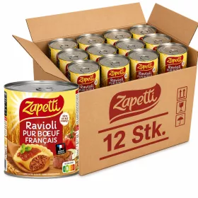    Zapetti Ravioli with French Beef (12 Pcs Carton, 12 x 800 g)
