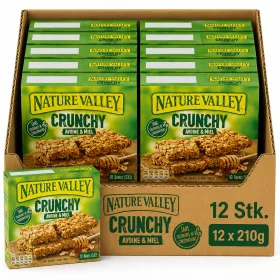    Nature Valley Crunchy Oats & Honey Bars (12 Pcs Carton, 12 x 210 g)
