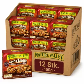    Nature Valley Sweet & Salty Nut Schokolade Erdnuss & Mandel Riegel (12 Stk. x 150 g)