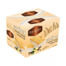   Hacıbeyler Vanilla Cream Wafers – Crispy Wafer with Vanilla Filling, 800 g
