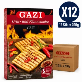 Gazi Chili Grill & Pan Cheese – 12 Pieces x 200 g