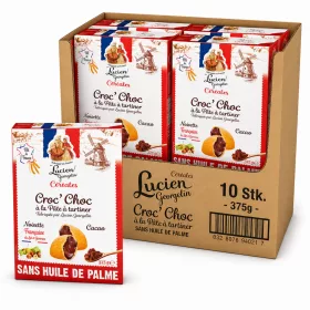   Lucien Georgelin Croc’ Choc Gefüllte Frühstückscerealien (10 Stk. x 375 g)