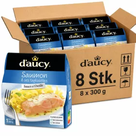   d’aucy Salmon & Tagliatelle with Sorrel Sauce (8 Pcs Carton, 8 x 300 g)