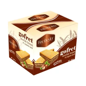   Hacıbeyler Hazelnut Cream Wafers – Wafer Biscuits with Hazelnut Filling, 800 g
