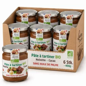    Lucien Georgelin BIO Haselnuss-Kakao Aufstrich (6 Stk. x 400 g)