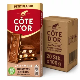Côte d'Or Lait Noisettes Entières (20 Stk. x 100 g)