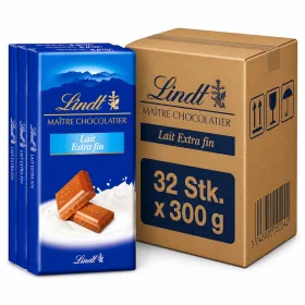 Lindt Maître Chocolatier Lait Extra Fin (32 Adet x 300 g)