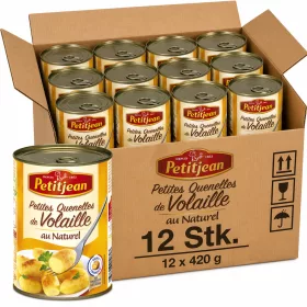    Petitjean Chicken Quenelles (Natural) (12 Pcs Carton, 12 x 420 g)