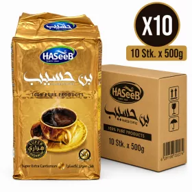 haseeb Super Extra Cardamom Coffee – 10 Pcs x 500 g