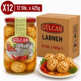 Gülcan Labneh with Red Pepper – 12 Pcs x 425 g
