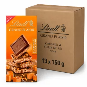   Lindt Grand Plaisir Dark Chocolate with Caramel & Fleur De Sel (13 pcs x 150 g)