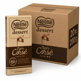 Nestlé Dessert Noir Corsé Dark Chocolate (20 pcs x 200 g)