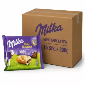 Milka Mini Tablettes Milk Chocolate (16 pcs x 200 g)