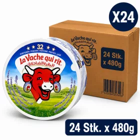   La Vache qui rit Portioned Processed Cheese – 24 Pcs x 480 g