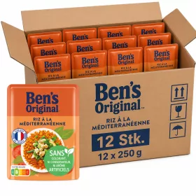    Ben’s Original Mediterranean Style Rice (12 Pcs Carton, 12 x 220 g)