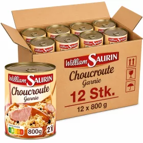    William Saurin Choucroute Garnie (12 Pcs Carton, 12 x 800 g)