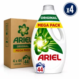   Ariel Original Mega Pack Liquid Laundry Detergent (4 pcs x 44 Washes)