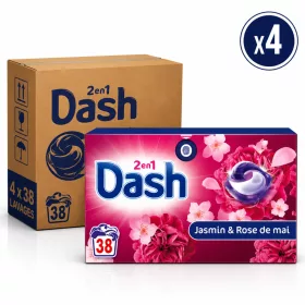   Dash 2in1 Jasmine & Rose De Mai Laundry Pods (4 pcs x 38 Washes)