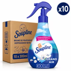  Soupline Brume De Fraîcheur Grand Air Fabric Freshener Spray (10 pcs x 300 ml)