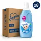 Soupline Grand Air Fabric Softener (8 pcs x 1,5 L)