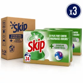   Skip Odeur Control Laundry Detergent Capsules (3 pcs x 24 Washes)