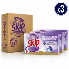   Skip Soin Complet Laundry Detergent Capsules (3 pcs x 24 Washes)