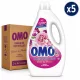 OMO Essences Naturelles Rosier de Plaisir Rose & White Lilac Liquid Laundry Detergent (5 pcs x 42 Washes)