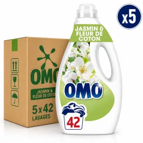   OMO Jasmine & Cotton Flower Liquid Laundry Detergent (5 pcs x 42 Washes)