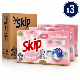   Skip Sensitive Skin Laundry Detergent Capsules (3 pcs x 24 Washes)
