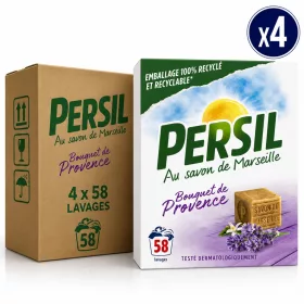   Persil Au Savon de Marseille Bouquet de Provence Laundry Powder (4 pcs x 58 Washes)