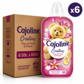   Cajoline Créations Fleur de Tiaré & Pivoine Concentrated Fabric Softener (6 pcs x 66 Washes)