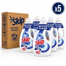   Skip Active Clean Liquid Laundry Detergent (5 pcs x 40 Washes)
