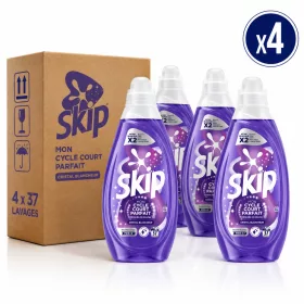   Skip Mon Cycle Court Parfait Cristal Blancheur Liquid Laundry Detergent (4 pcs x 37 Washes)