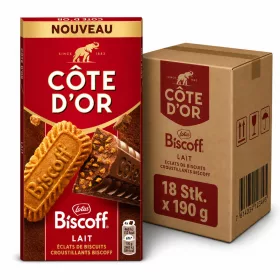 Côte d’Or Lotus Biscoff Lait Schokolade (18 Stk. x 190 g)