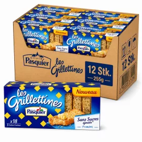    Brioche Pasquier Les Grillettines ohne Zuckerzusatz (12 Stk. x 255 g)