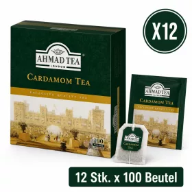 Ahmad Tea Cardamom Tea – 12 pcs x 100 Tea Bags
