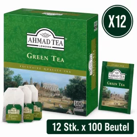 Ahmad Tea Green Tea – 12 pcs x 100 Tea Bags