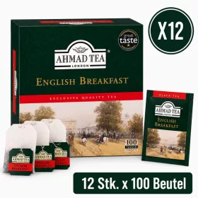 Ahmad Tea English Breakfast – 12 pcs x 100 Tea Bags