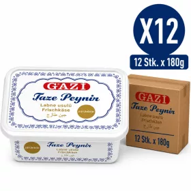 Gazi Labneh Style Fresh Cheese – 12 Pieces x 180 g