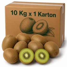 Green Kiwi in Carton - 10 Kg x 1 Carton