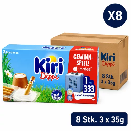 Kiri Dippi Cream Cheese Dip – 8 Pcs (3 x 35 g)