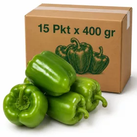 TR Green Dolma Peppers Class 1 in Carton - 15 Packs x 400 gr