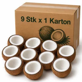 Drinking Coconuts in Carton - 9 Pcs x 1 Carton
