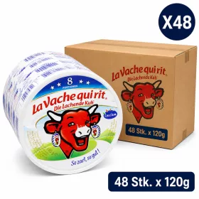   La Vache quirit Portioned Processed Cheese – 48 Pcs x 120 g