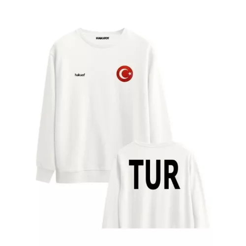 Rundes Flaggen Sweatshirt