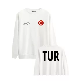 Sweatshirt mit Atatürk Unterschrift