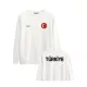 Rundes Flaggen-Sweatshirt, schlicht