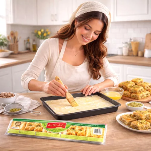 Au ble d'or Filo Pastry 20 pieces (1 box)