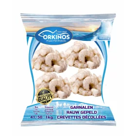 Garnalen Rauw Gepeld 41/50 - 800gr x 12 stk