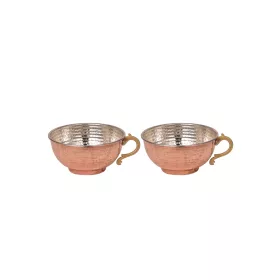   Pınarbaşı Ayran Bowl 500 ml – Machine Hammered, 2-Pack Set